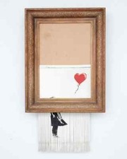 Art Postcard Street art ltd edition 10 print Proof Banksy style Shredded stencil