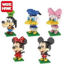 Mickey Mouse & Friends Nanoblock 3D Puzzle Micro Building Blocks DIY