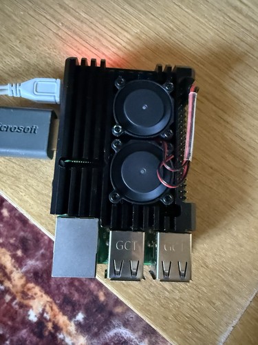 Raspberry with heatsink - raspberry,