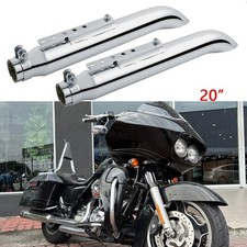 2X 20" Motorcycle Exhaust Pipe