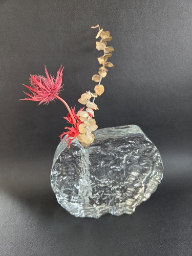 Ingrid glashütte vase 1970s - glashütte,