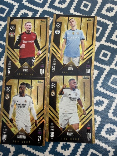 Topps match attax 100 club - match,