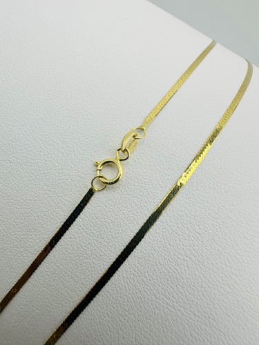 9ct gold flat herringbone - 9ct,