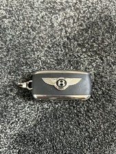 Bentley Key Fob Genuine Black Leather