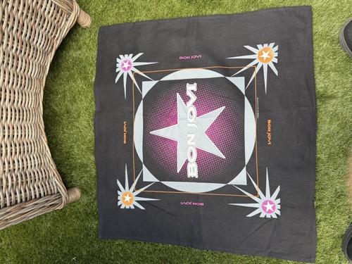 Bon jovi vintage bandana - bon, bandana/scarf