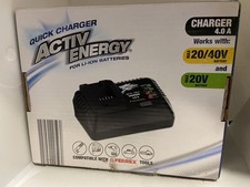 ACTIV ENERGY Universal Battery Charger 4.0A - FERREX Battery Tools - 20V 40V