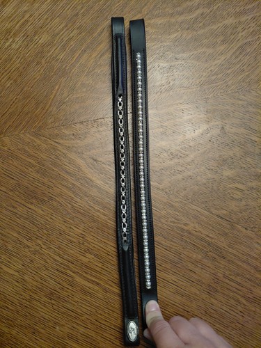 Kiefer browband black leather - kiefer,