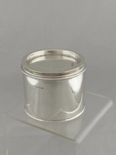 Sterling Silver Tea Caddy 1925 London NOVELTY PAINT TIN Antique SUPERB & RARE