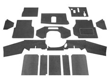 LAND ROVER DEFENDER FRONT CARPET SET R380 GEARBOX TUNNEL 300TDI & TD5 DA4911GREY