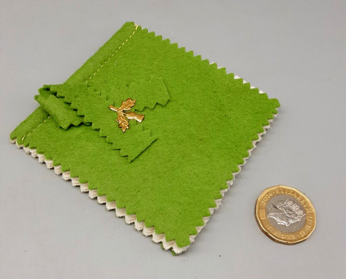 Vintage green felt with - felt,