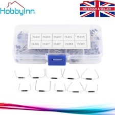 Rectifier Diode 100pcs 10Values Assortment Electronic Set 1N4001-007 1N5817-819