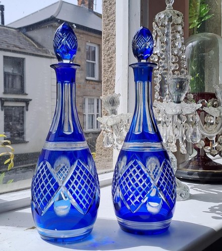 Pair fine vintage bristol - of,