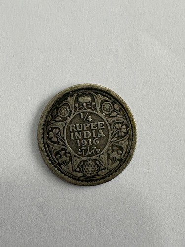 Indian 1916 rupee - indian, rupee,