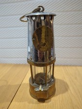 Miners Lamp Type 6 K& G Safety Lamp Eccles U.K. 9” Inches High