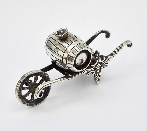 Antique dutch solid silver toy - antique,