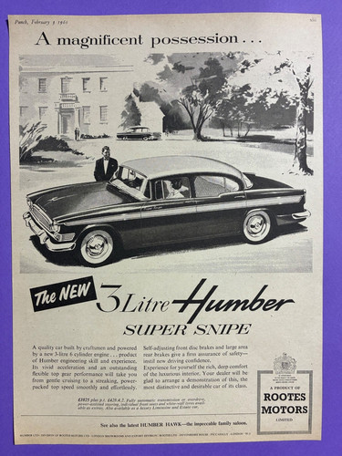 Humber super snipe - snipe, original