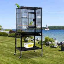 135cm Large Bird Cage Rolling