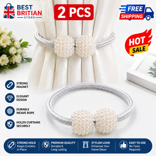 Strong magnetic curtain tie - 2x,
