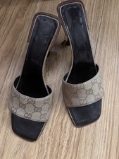 gucci womens Monagram print shoes size uk 6