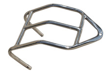Vespa PX PE T5 Rear Mini Flat Rack/Carrier - Polished Stainless