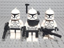 LEGO Star Wars 3 x Clone Trooper Mini-figures  - sw0201 sw0223 Phase 1