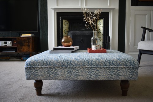 Footstool upholstered coffee - footstool,
