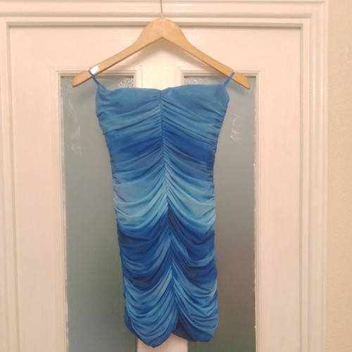 Zara strapless cocktail - zara,