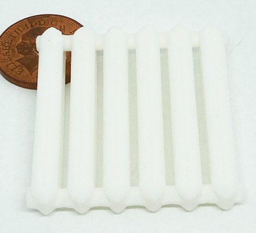 Dolls house white plastic non - house,