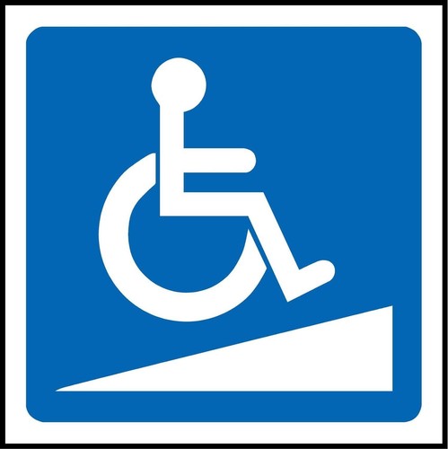 Wheelchair ramp logo - ramp,