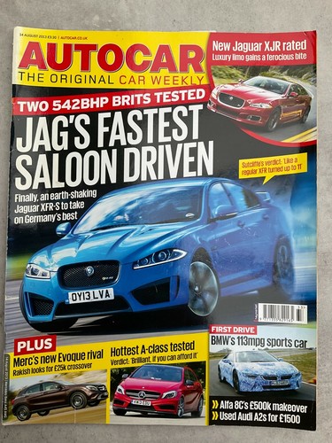 Autocar magazine 14 august - magazine,
