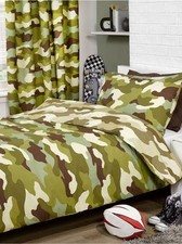 CAMOUFLAGE SINGLE DUVET COVER