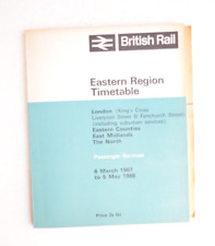 Railway Passenger Timetable BR Eastern Region 6th March 1967
