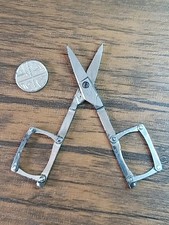 Antique Folding Scissors Early 19th Century Sheffield Steel