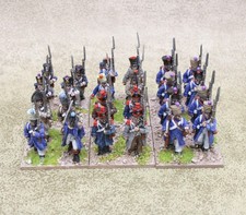 28mm Napoleonic mainly metal FRENCH INFANTRY x24 Well Painted Warlord 33695