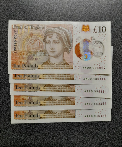 Polymer notes x 5 - notes,