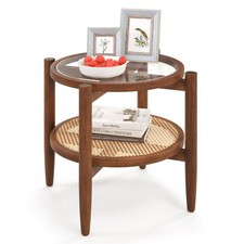 2-Tier Round SideTable PE