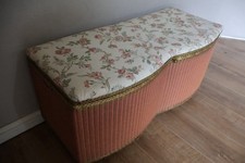 Vintage Lloyd Loom Ottoman
