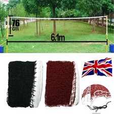 Badminton Net Tennis Volleyball Portable Standard Training Sports Set Beach Lawn