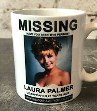 Twin Peaks Laura Palmer Missing Poster Agent Cooper TV Show David Lynch Mug