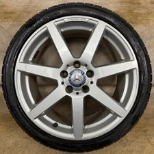 1X 18" GENUINE AMG MERCEDES C CLASS W204 SPORT SINGLE ALLOY WHEEL TYRE REAR BACK