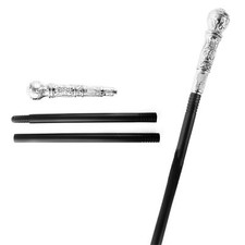 SILVER PIMP CANE PROP DANCE