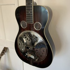 Recording King RR-60 Professional Squareneck Resonator Guitar - Vintage Sunburst