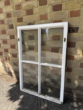 Reclaimed Old Georgian 4 Panel Wooden Window 665 x 950mm