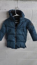 BAKER By Ted Baker Blue Shower Hooded Parka Jacket Kids 4T/5T Never Worn