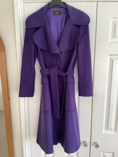 REISS DARK PURPLE FIT & FLARE