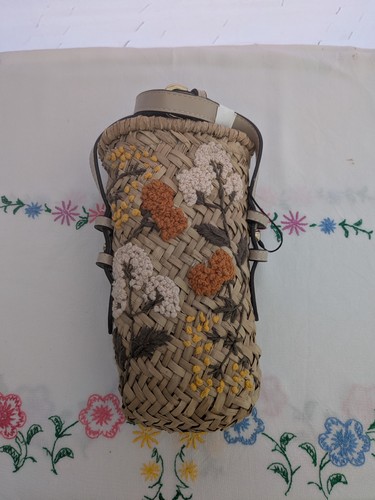 New zara raffia - new, mini