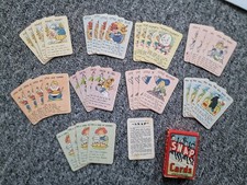 Vintage Clifford Nursery Rhymes SNAP Cards in Box inc Rules Card