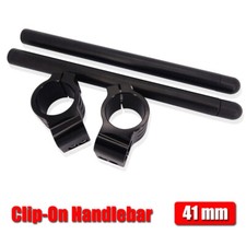 Black 41mm Clip-Ons Handlebar