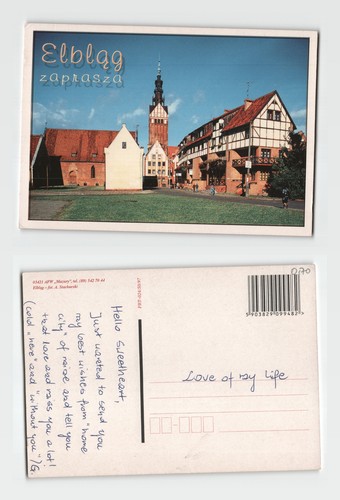 Postcard elblag poland - -,