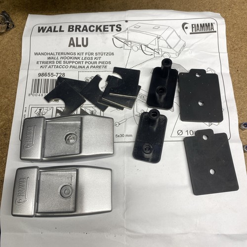 Fiamma wall bracket fix - wall, legs